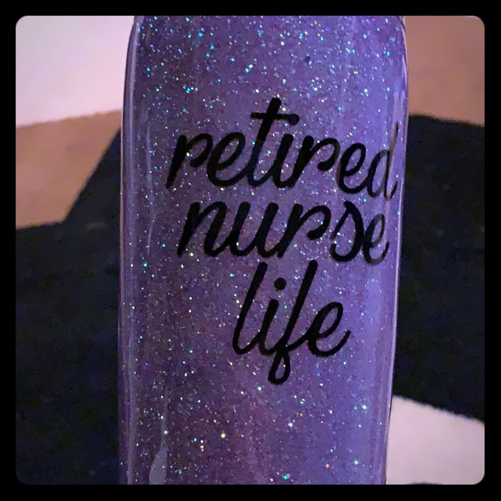 Retired nurse travel mug